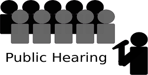 Public Hearing clip art