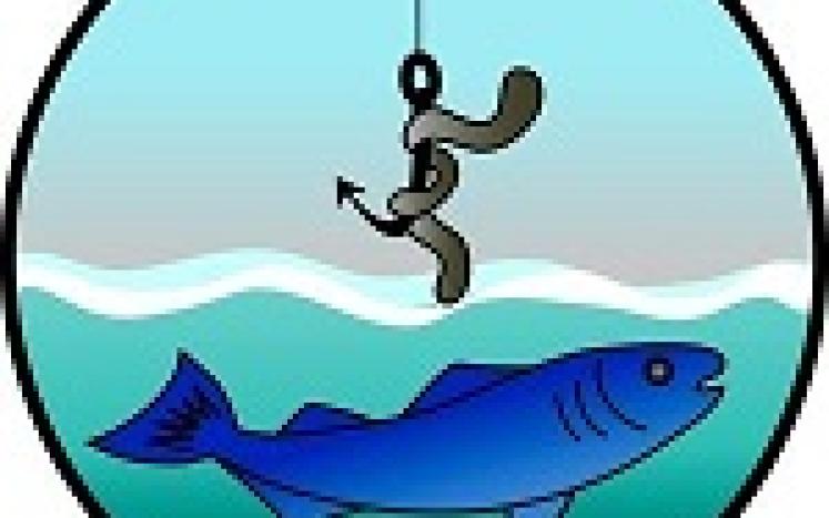 Clipart of fish and hook