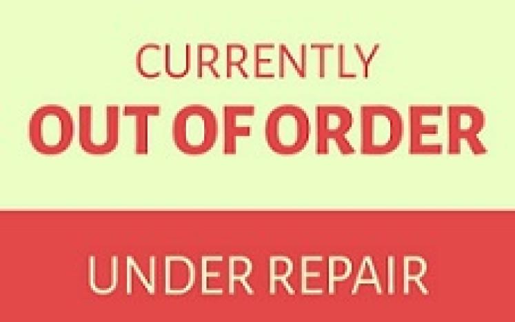 out of order sign